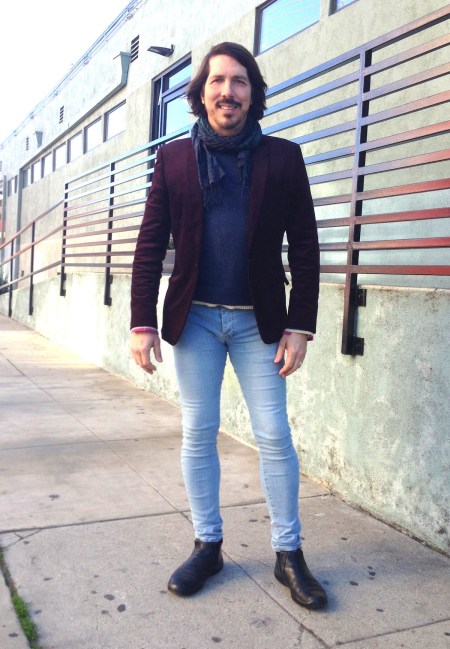 Burgundy Blazer