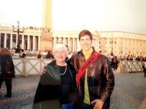 Mom and I in Rome