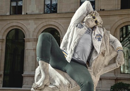 classical sculpture as hipster