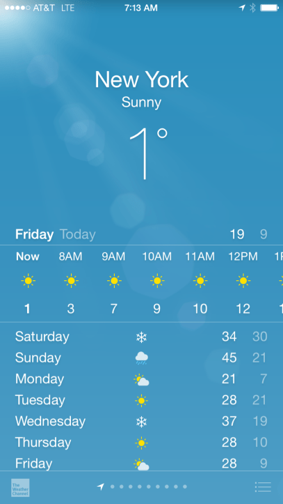 NY can be a really cold place